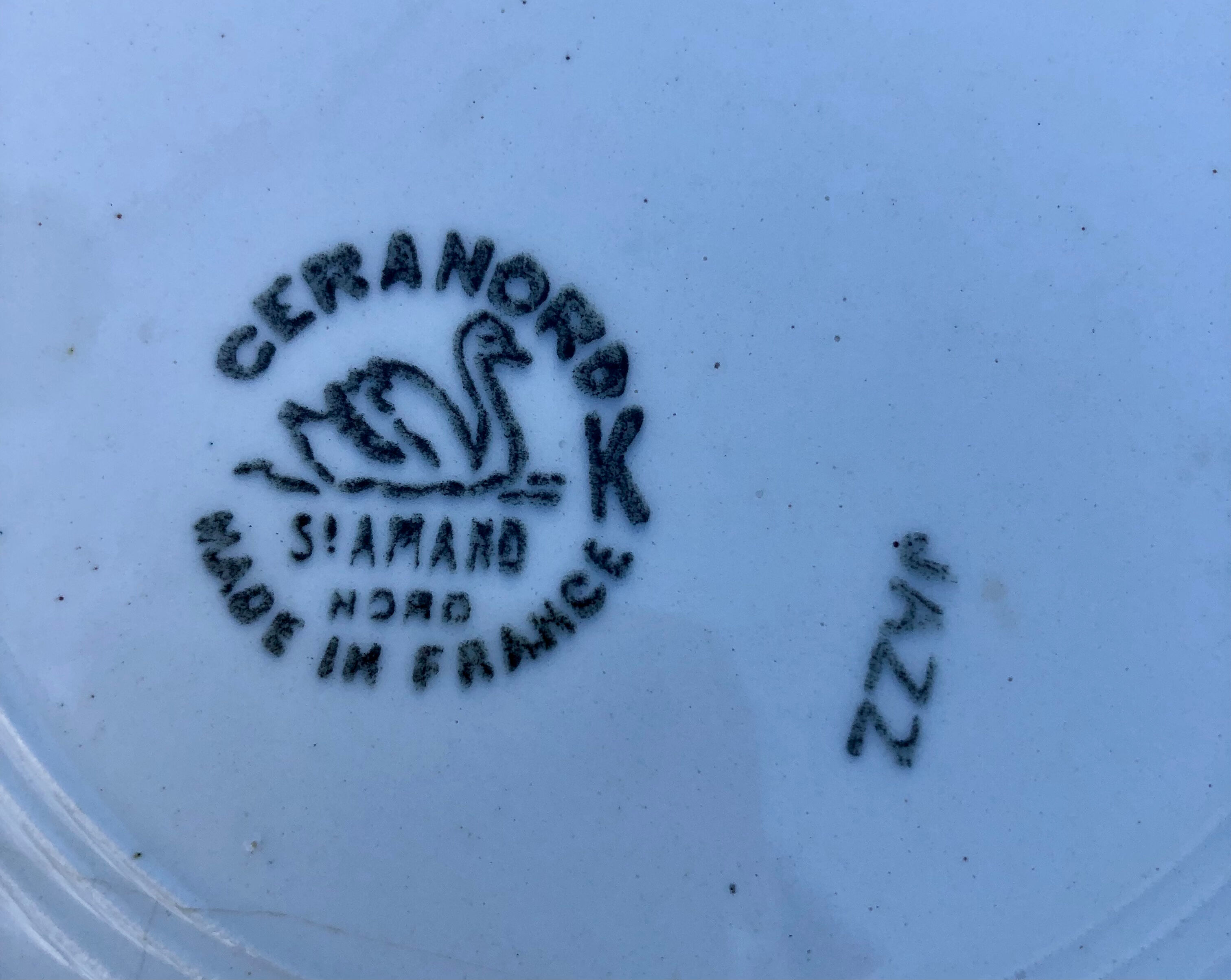 Dessert plates Saint Amand Céranor