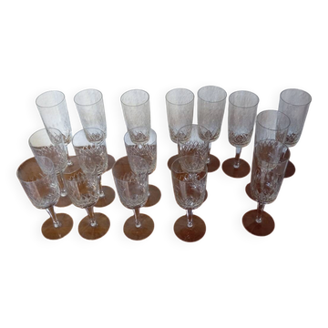Wine and champagne glasses