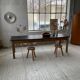 Table de ferme pin noire 250 cm
