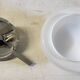 20cm opaline globe ceiling or wall light - mid-20th century