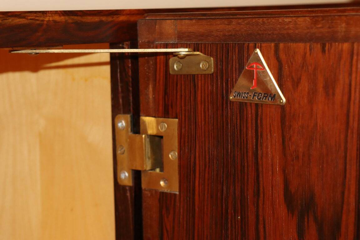 Scandinavian sideboard in rosewood, Swiss Teak edition, 1960