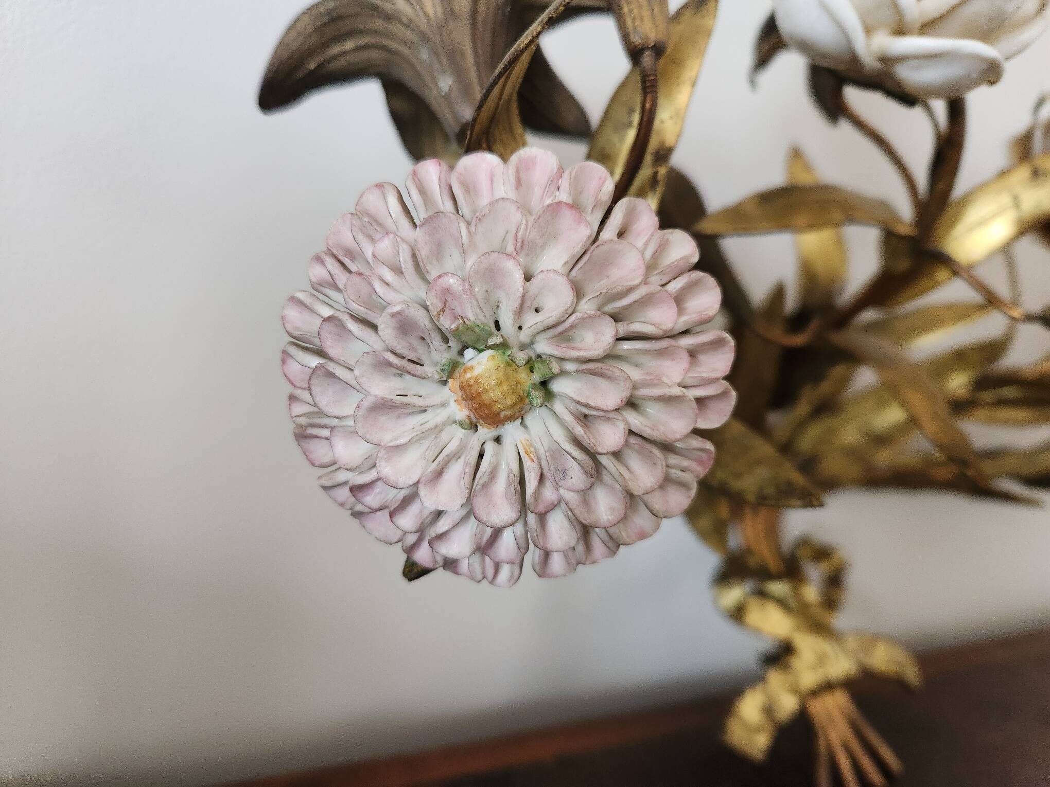 Bronze chandelier wall lights x 2