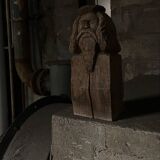 Sculpture en bois d’Elie Traskine représentant Raspoutine