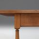20th century Belgian oak dining table