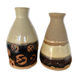 Grés artisanal forme bouteilles