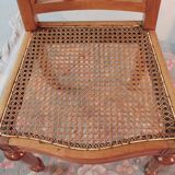 Suite de 4 chaises Louis Philippe en merisier XIXème