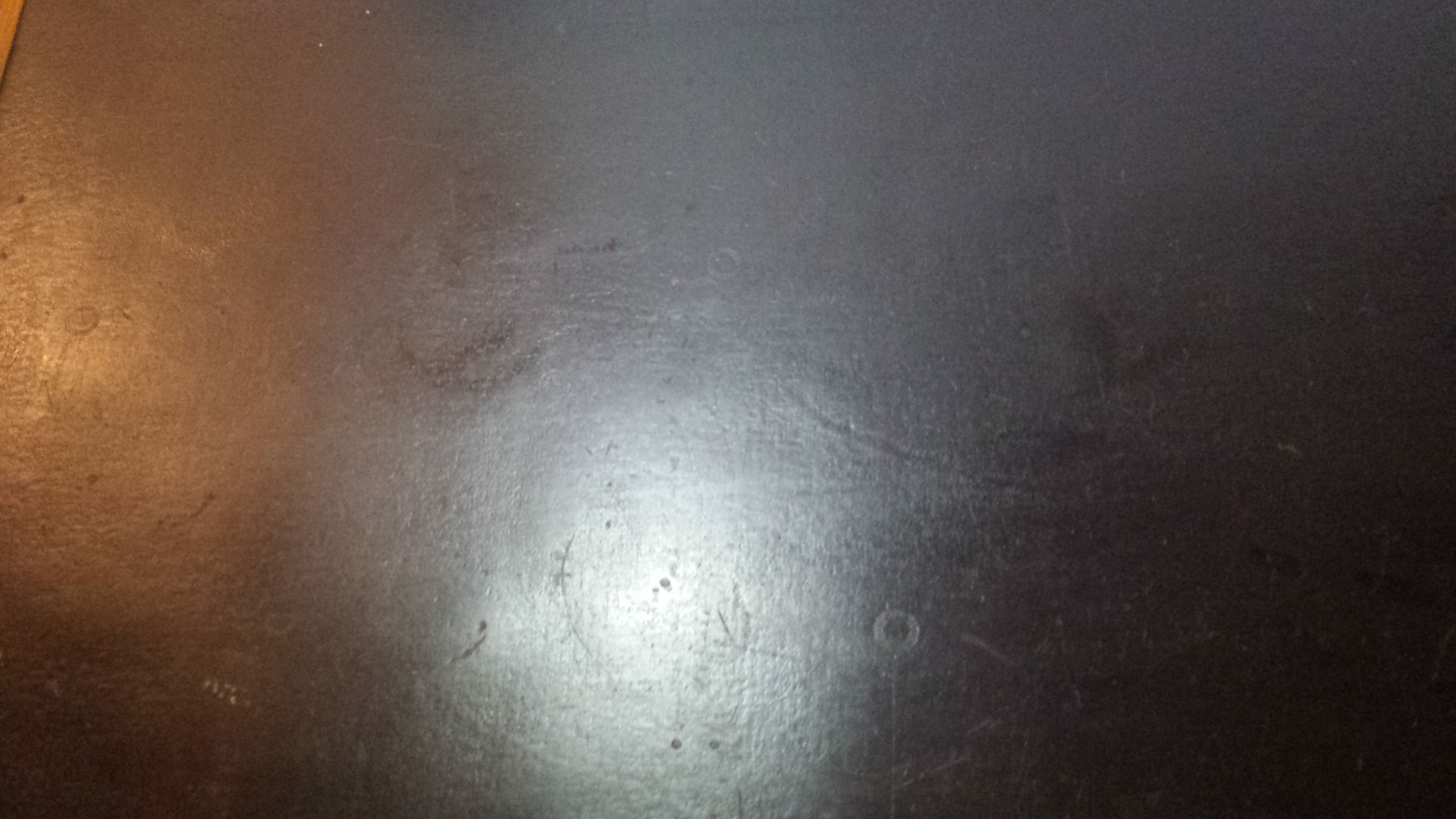 Executive office, black leather top