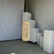 Small lantern-shaped rattan suspension H35 D15