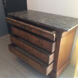 Empire dresser with marble top