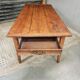 Antique dining table, rural oak table 90 x 200 cm