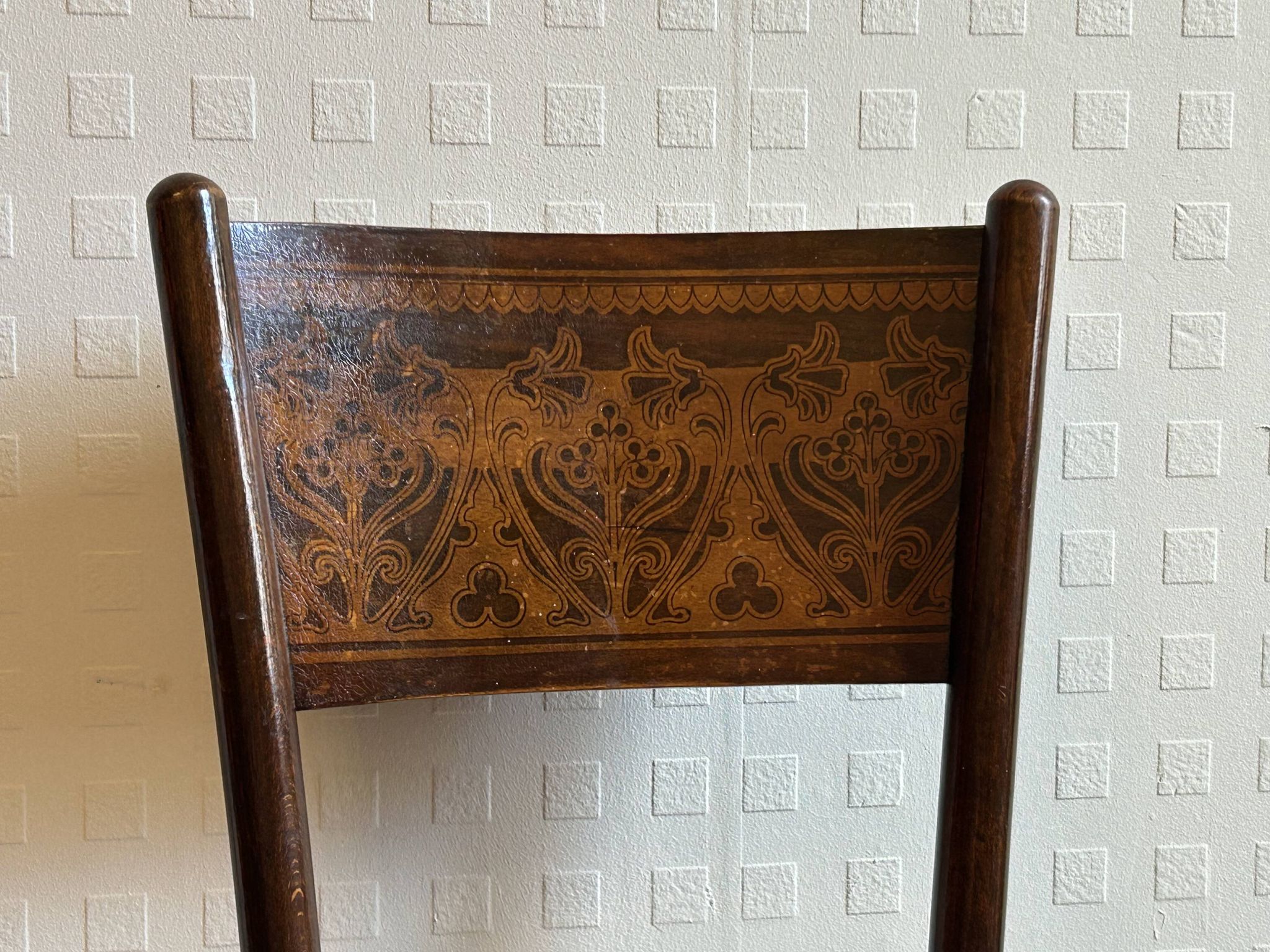 6 antique chairs Jacob & Josef Kohn – Vienna – Decorated bent wood – Style