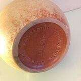 Vase ball scheurich vintage beige ceramic