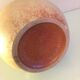 Vase ball scheurich vintage beige ceramic