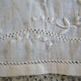 Handkerchief embroidered pouch AB