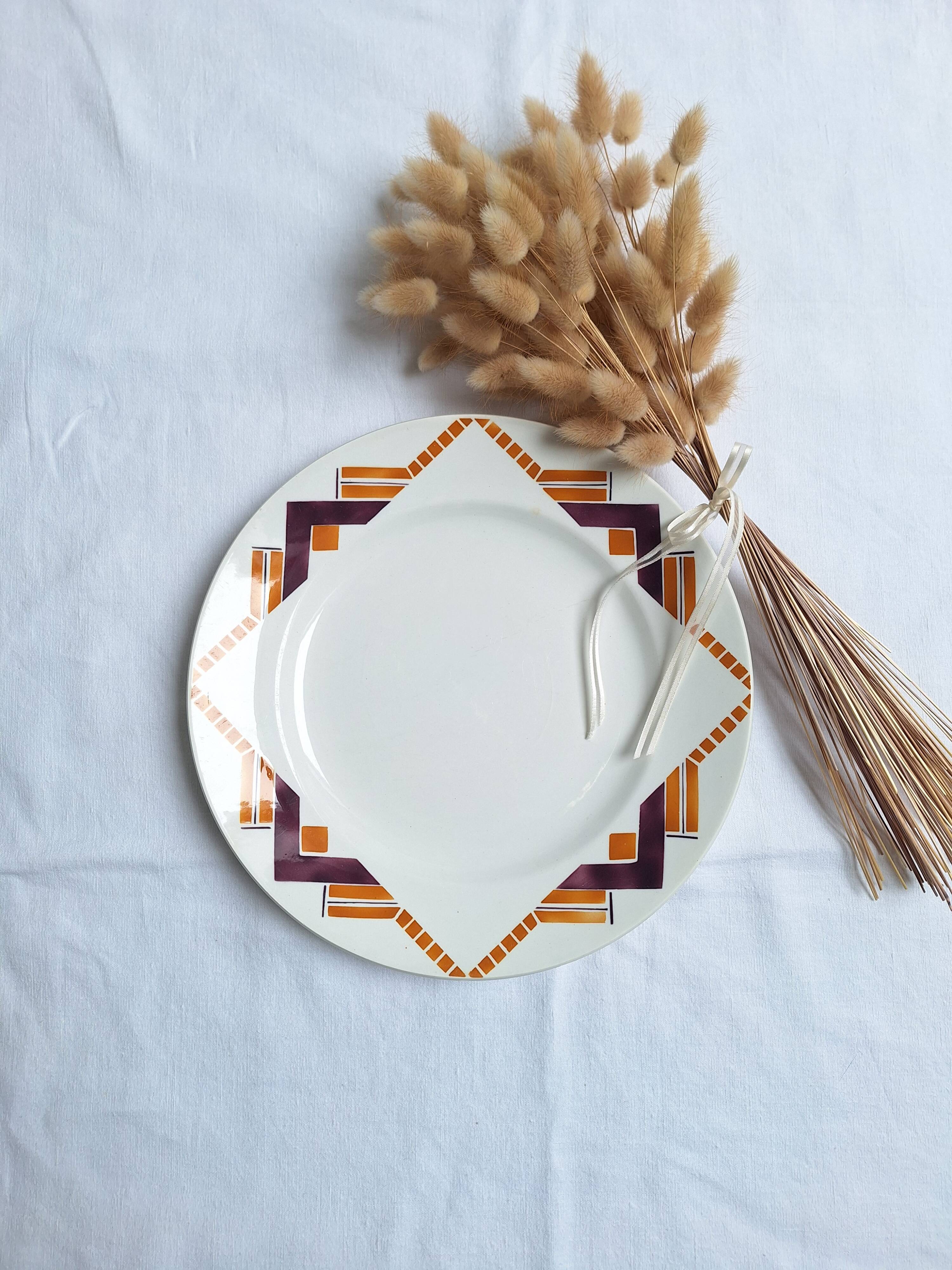 Art Deco dish Moulin des Loups Littoral