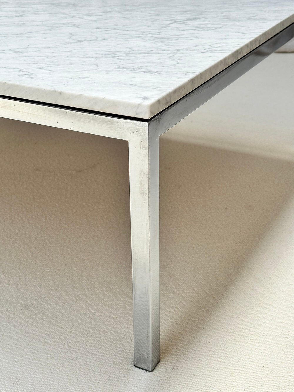 Table basse XL Carrara, Belgique, années 60