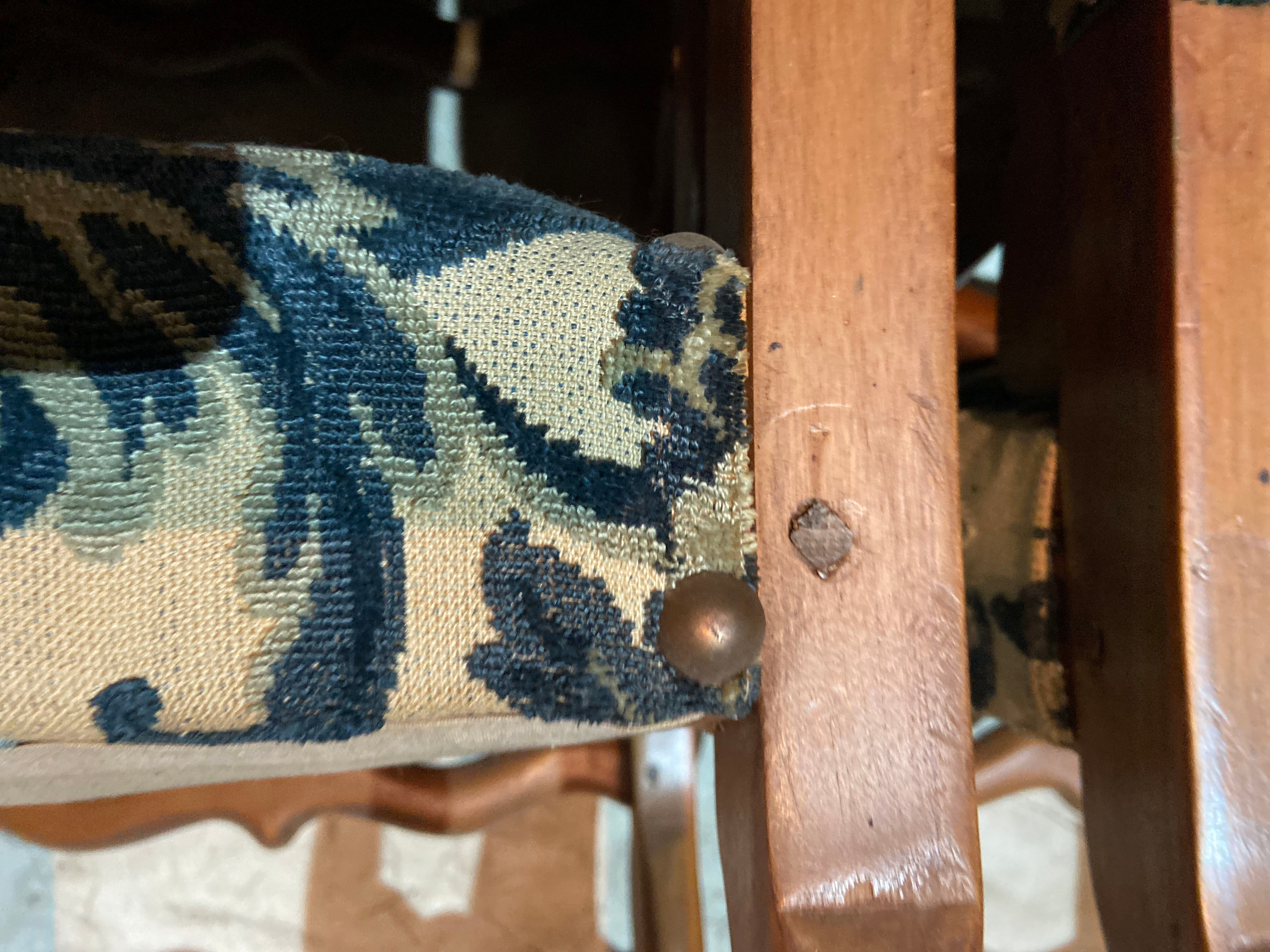 8 Louis XIII sheepbone chairs