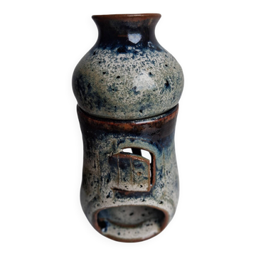 Vintage scented burner in glazed stoneware signed Paralou – 1970s/1980s.