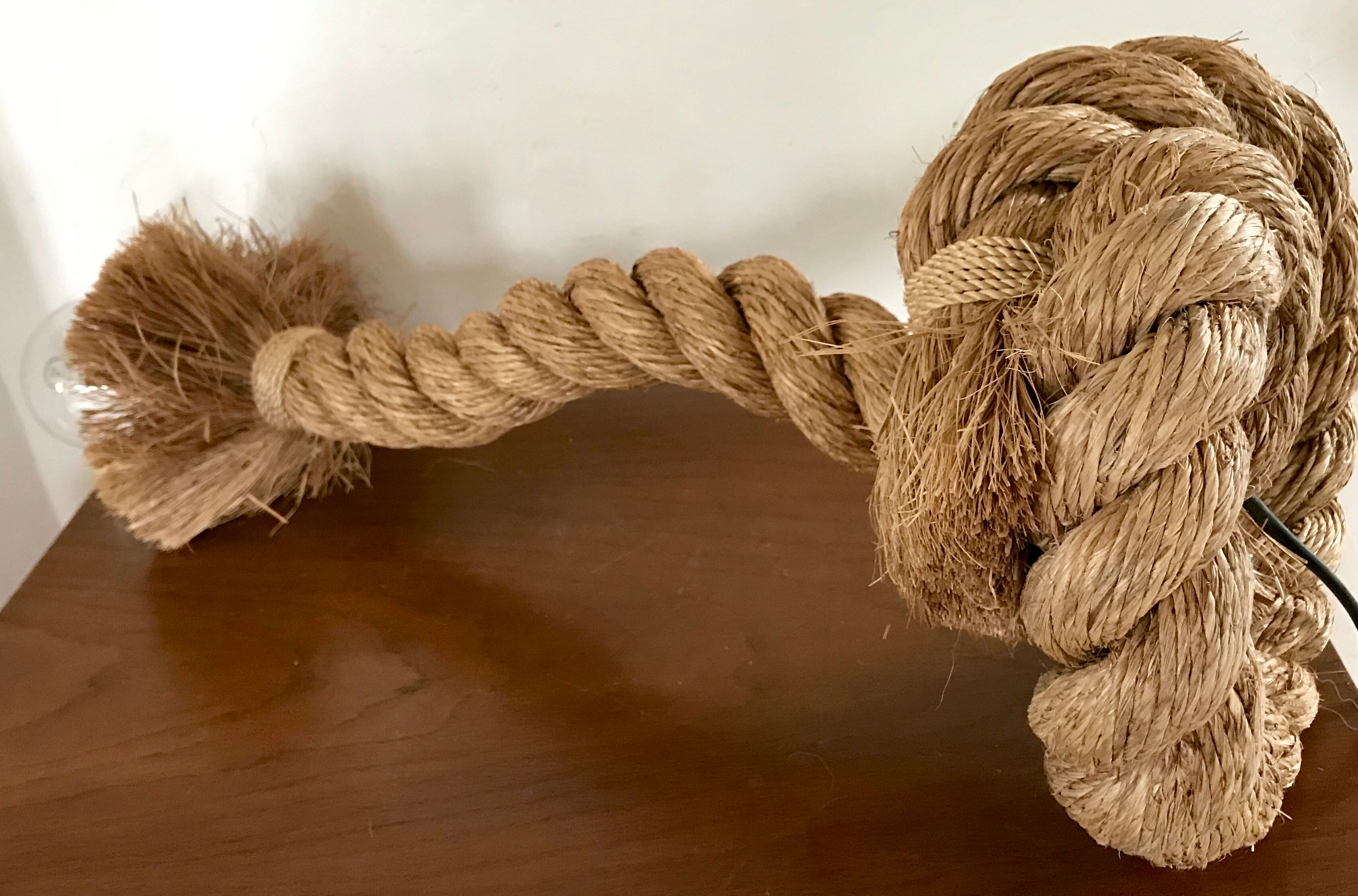 Rope vintage lamp