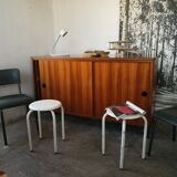 Vintage row sliding doors