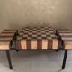 Table année 50/60 jeu d'échec en bois de bout