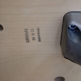 2 fauteuils vintage pivotants en tissu gris de axelson pour garnas 2014 suède