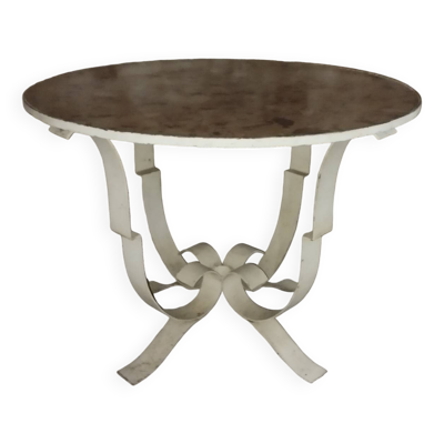 Guéridon table d'appoint art déco marbre
