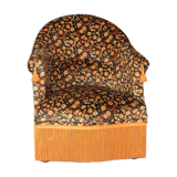 Velvet toad chair