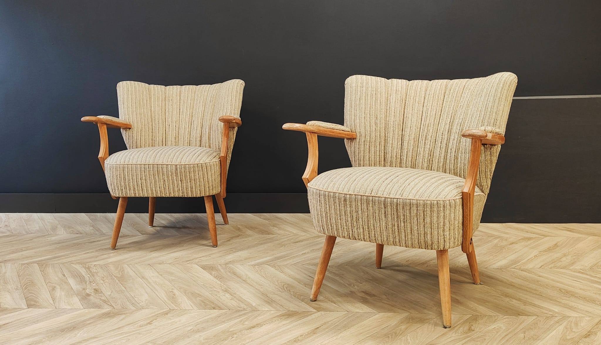 Two mid century armchairs 1960