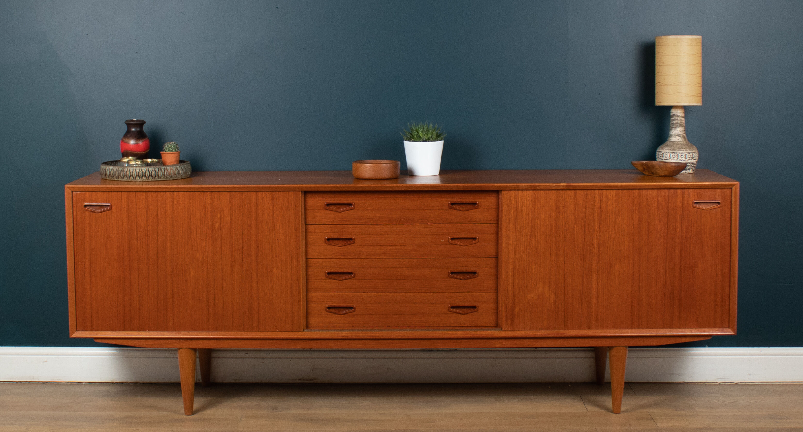 Mid-Century Danish Teak Sideboard by Clausen & Son, Denmark, 1960s