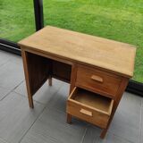 Small wooden desk three drawers