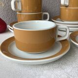 Tasses Sarreguemines design 70'