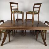 Art Deco table and chairs
