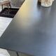 60s brutalist black sideboard