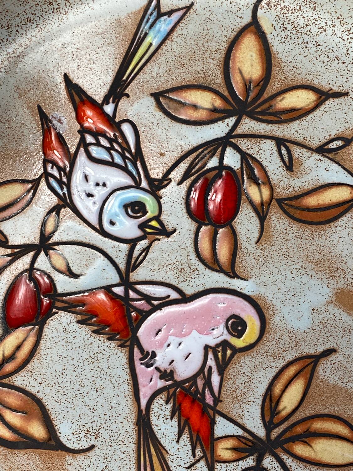 Vallauris ceramic plate