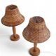 Pair of 1960s Swedish Pine Table Lamps by Ikea — Mid-Century Organic Modern
