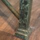 Importante table basse en acier et fer forgé patinée et dorée