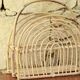 Vintage rattan magazine holder