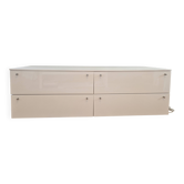 Meuble TV Ligne Roset, blanc laqué