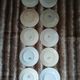 10 antique flat plates in ironstone