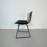 Chaise d’appoint Bertoia en noir
