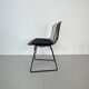 Bertoia side chair in black