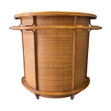 Vintage rattan bar