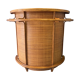 Vintage rattan bar