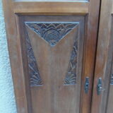 Art deco wood cabinet doors