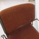 Vintage Steelcase Strafor office chair in chrome and fabric from the 70s