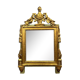 Louis XVI style mirror in gilded wood and lacquered wood circa 1900