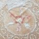 Vintage hand-embroidered tablecloth 128x142 cm