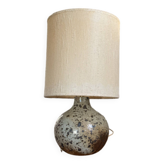 Lampe boule vintage en grès pyrité