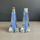 Two-coloured blown glass set